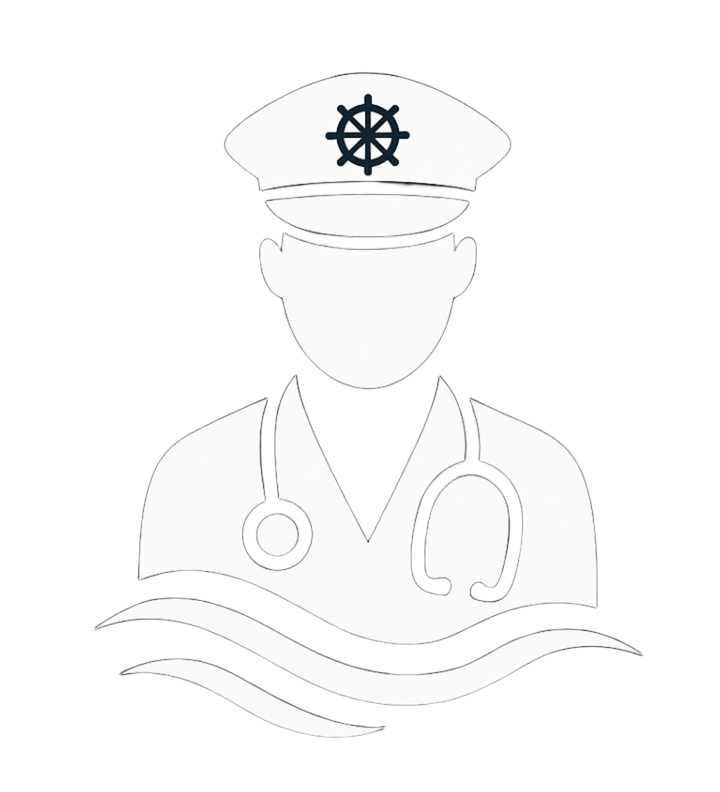 Medical doctor at sea with you
